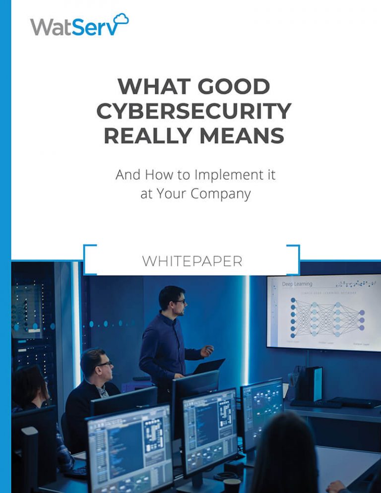 What Good Cybersecurity really means title cover