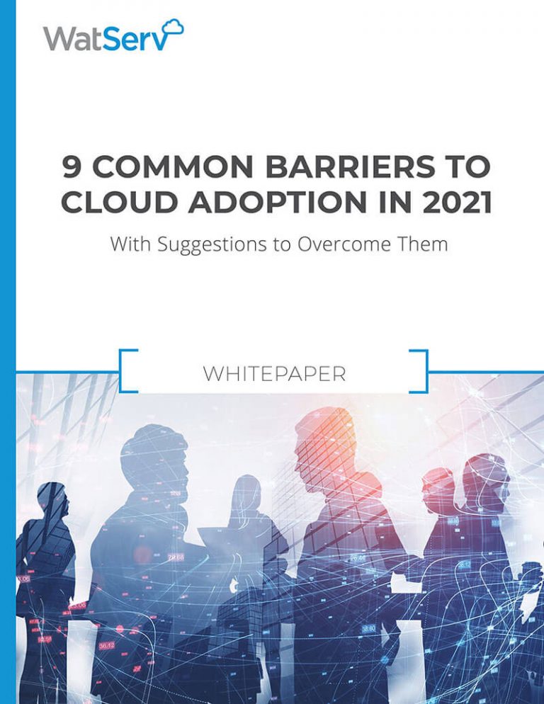 9 Common Barriers to Cloud Adoption in 2021 title cover