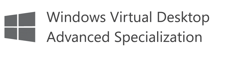 Windows Virtual Desktop Advanced Specialization Badge